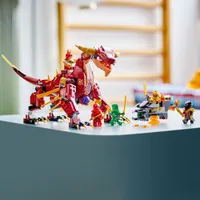 LEGO Ninjago Dragons Rising : Heatwave Transforming Lava Dragon - 479 Pieces (71793)