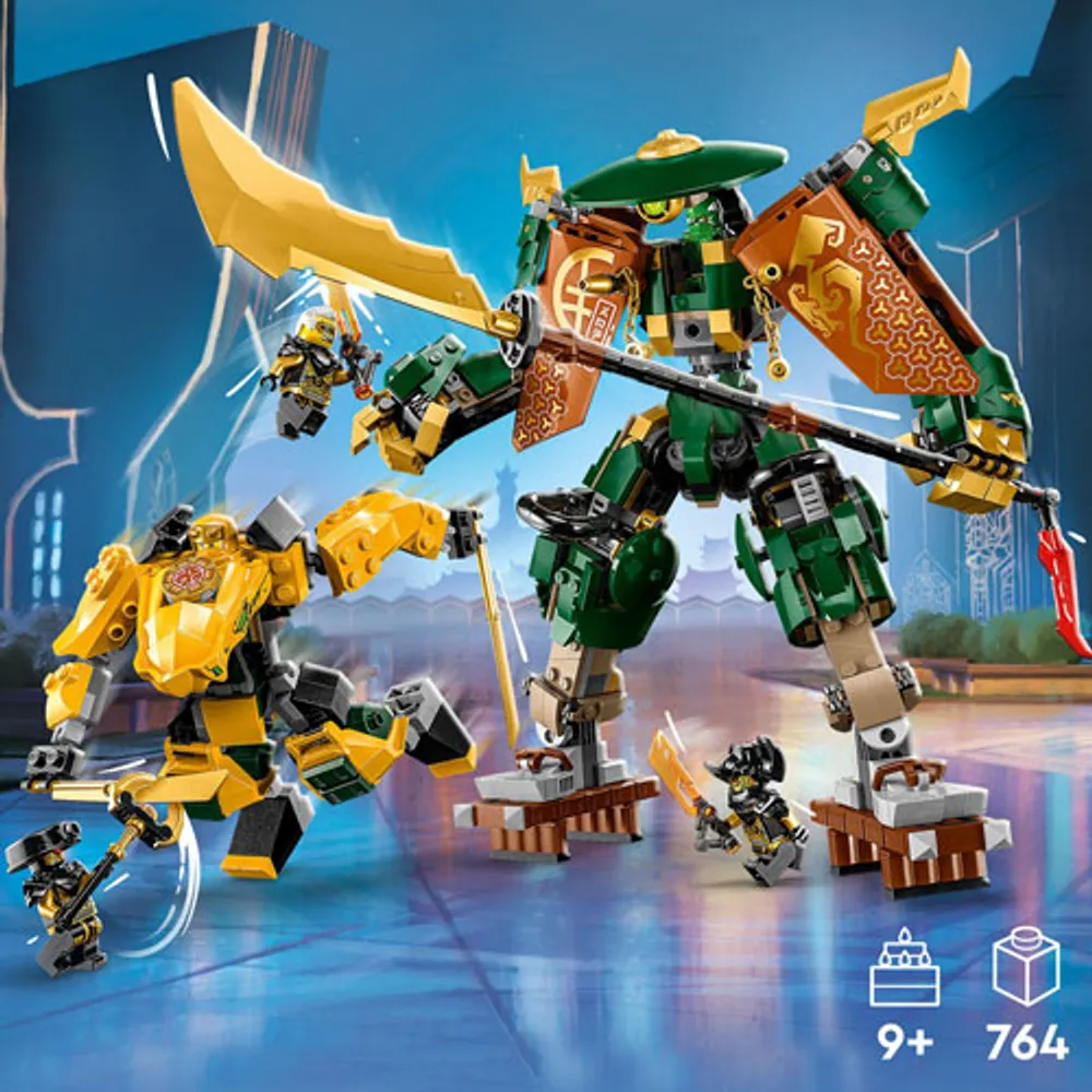 LEGO Ninjago Dragons Rising: Lloyd and Arin’s Ninja Team Mechs - 764 Pieces (71794)