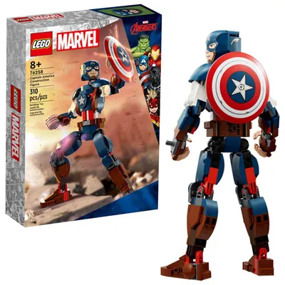 LEGO Super Heroes Marvel: Captain America Construction Figure - 310 Pieces (76258)