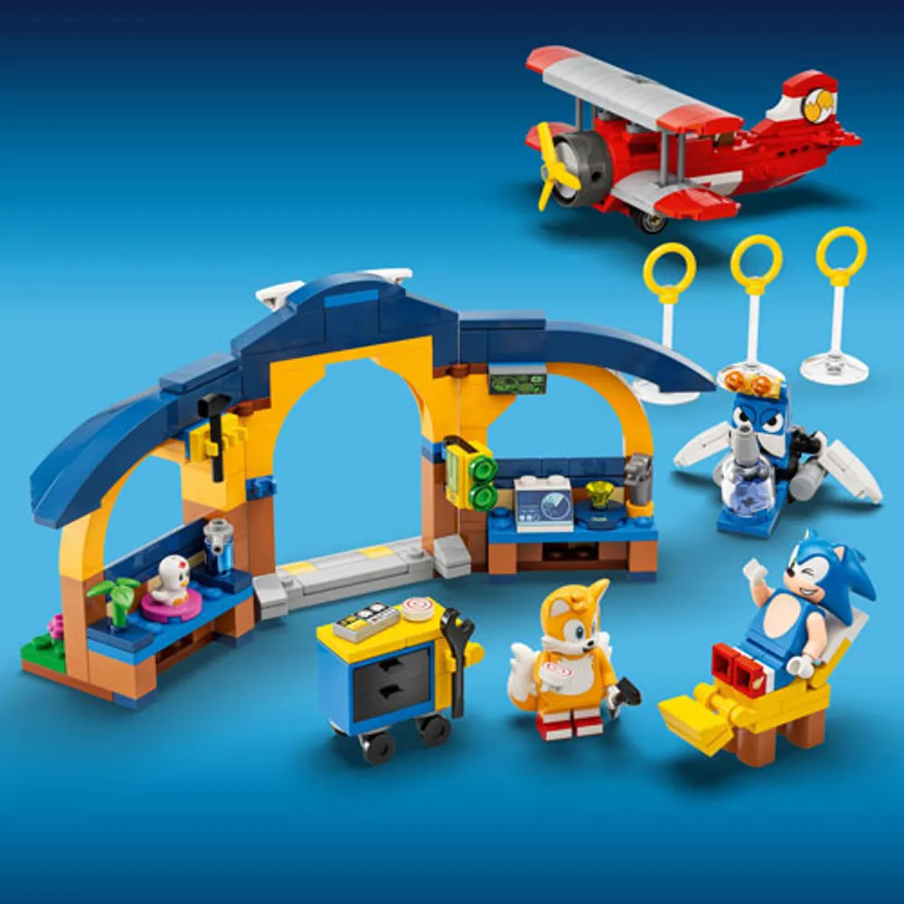 LEGO the Hedgehog: Tails’ Workshop and Tornado Plane - 376 Pieces (76991)