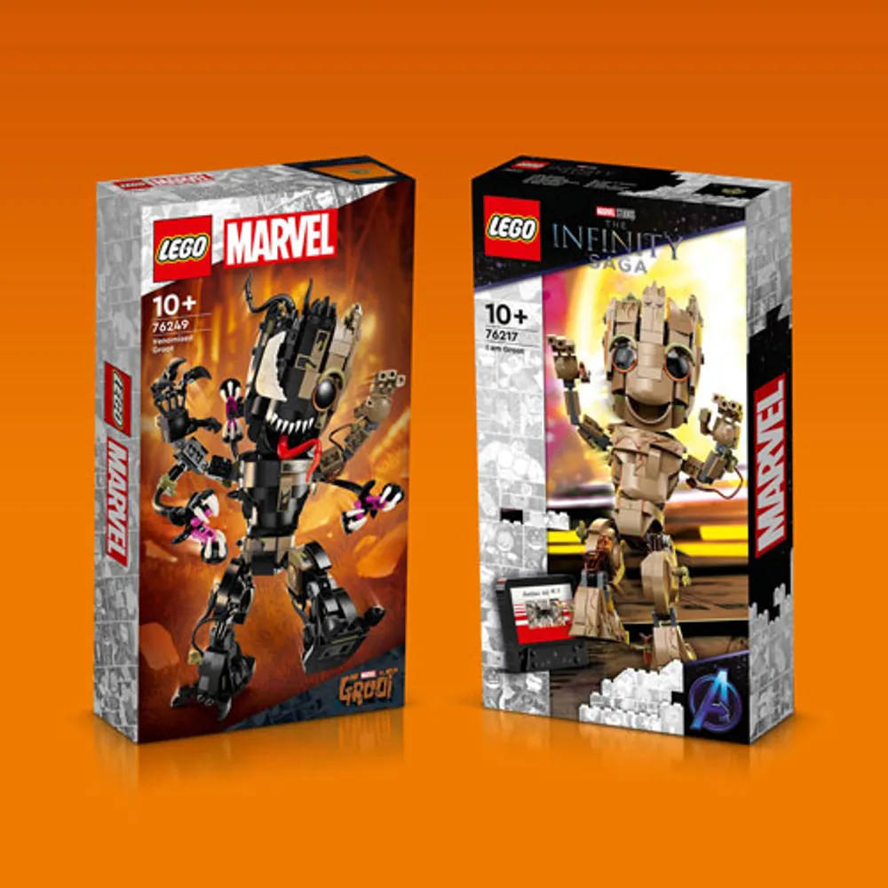 super héros lego marvel groot