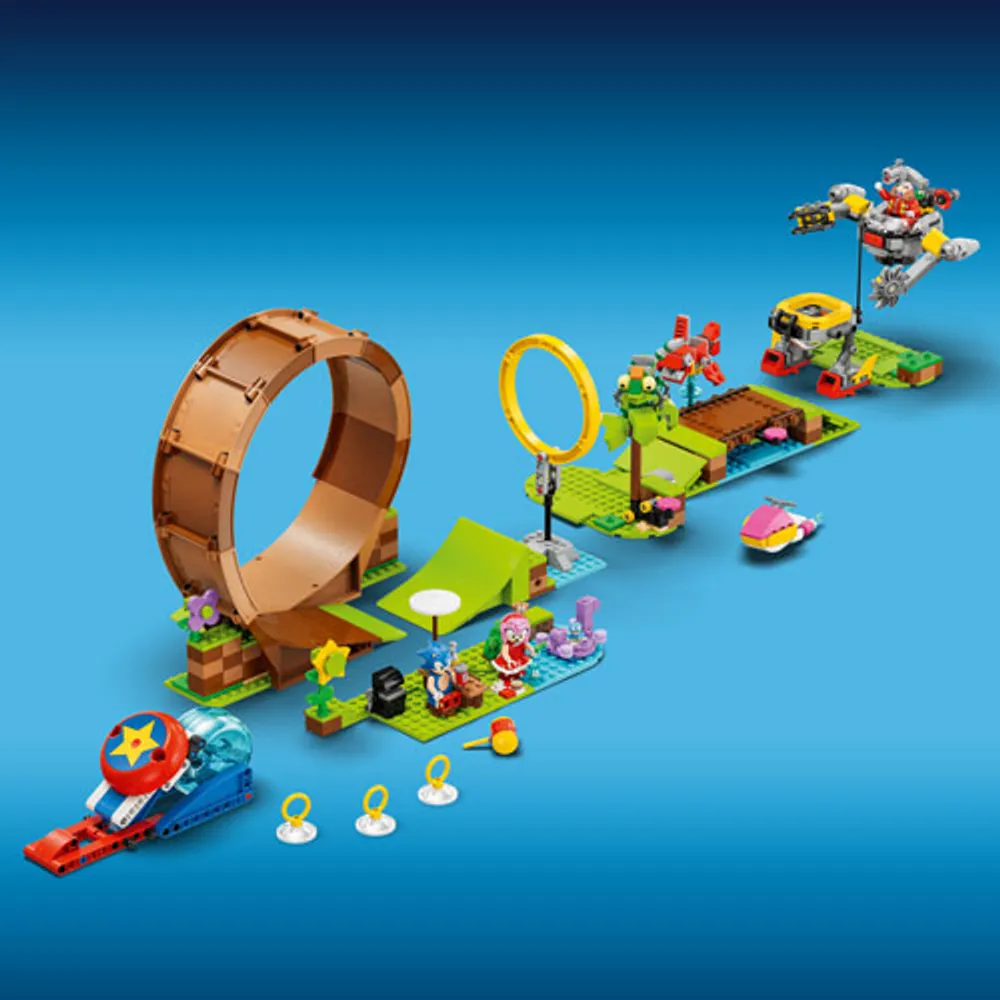 LEGO Sonic the Hedgehog: Sonic’s Green Hill Zone Loop Challenge - 802 Pieces (76994)