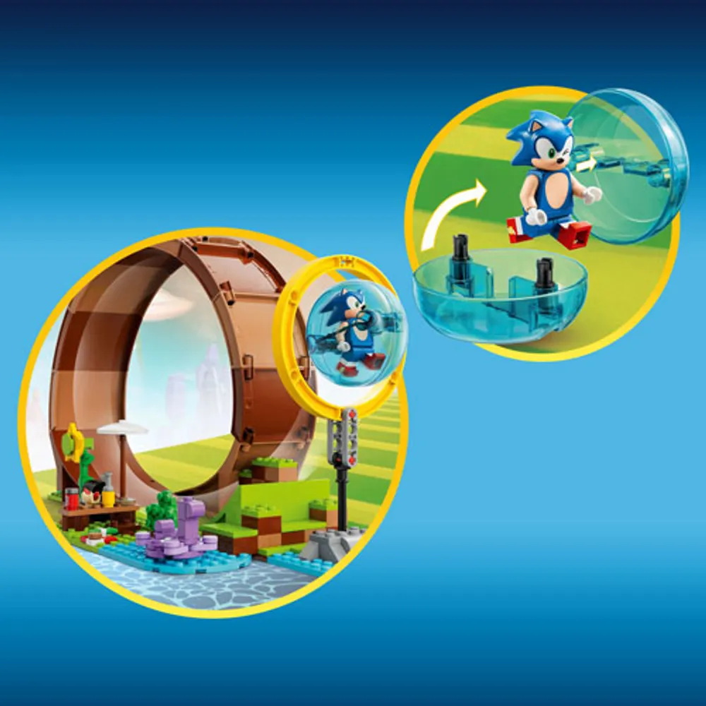 LEGO Sonic the Hedgehog: Sonic’s Green Hill Zone Loop Challenge - 802 Pieces (76994)