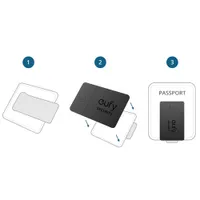 eufy Smarttrack Link Bluetooth Tracker Card - 1 Pack - Black