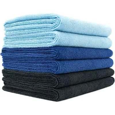 The Rag Company (6-pack) 16 in. x 27 in. Spa, Gym, Yoga, Exercise, Fitness, Sport and Workout Towel - Ultra Soft, Super Absorbent, Fast Drying 365gsm