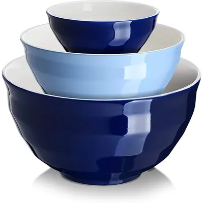 Generic DOWAN Ceramic Bowls with Lids, Serving Bowls with Lids, Food  Storage Container, Porcelain Prep Bowl