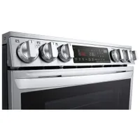 LG 30" 6.3 Cu. Ft. True Convection 5-Element Slide-In Induction Air Fry Range (LSIL6336F) - Stainless Steel