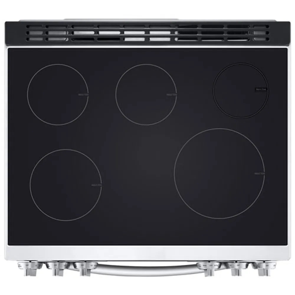 LG 30" 6.3 Cu. Ft. True Convection 5-Element Slide-In Induction Air Fry Range (LSIL6336F) - Stainless Steel