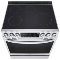 LG 30" 6.3 Cu. Ft. True Convection 5-Element Slide-In Induction Air Fry Range (LSIL6336F) - Stainless Steel