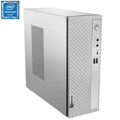 Lenovo IdeaCentre 3i Desktop PC - Cloud Grey (Intel Pentium Gold G7400/512GB SSD/8GB RAM/Win 11)