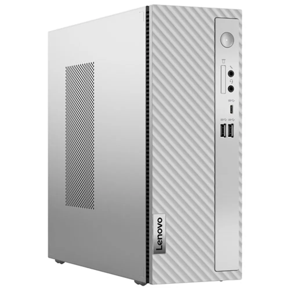 Lenovo IdeaCentre 3i Desktop PC - Cloud Grey (Intel Pentium Gold G7400/512GB SSD/8GB RAM/Win 11)