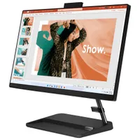 Lenovo IdeaCentre 3i All-In-One Desktop PC - Black (Intel Pentium 8505/256GB SSD/8GB RAM/Win 11)