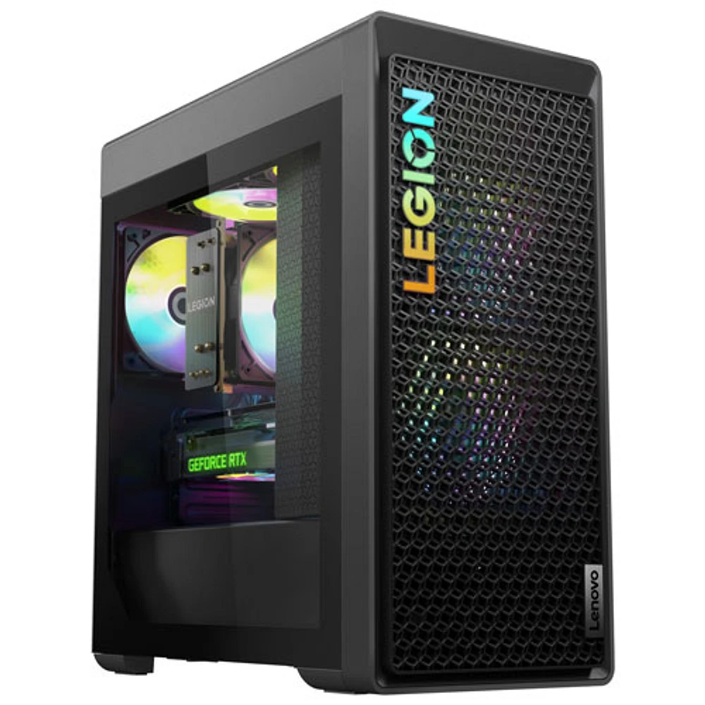 Lenovo Legion Tower 5 Gaming PC - Storm Grey (AMD Ryzen 7 7700/512GB SSD/32GB RAM/RTX 4070/Win 11)