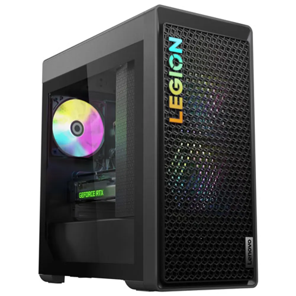 Lenovo Legion Tower 5 Gaming PC - Storm Grey (AMD Ryzen 5 7600/512GB SSD/16GB RAM/RTX 3060 LHR/Win 11)