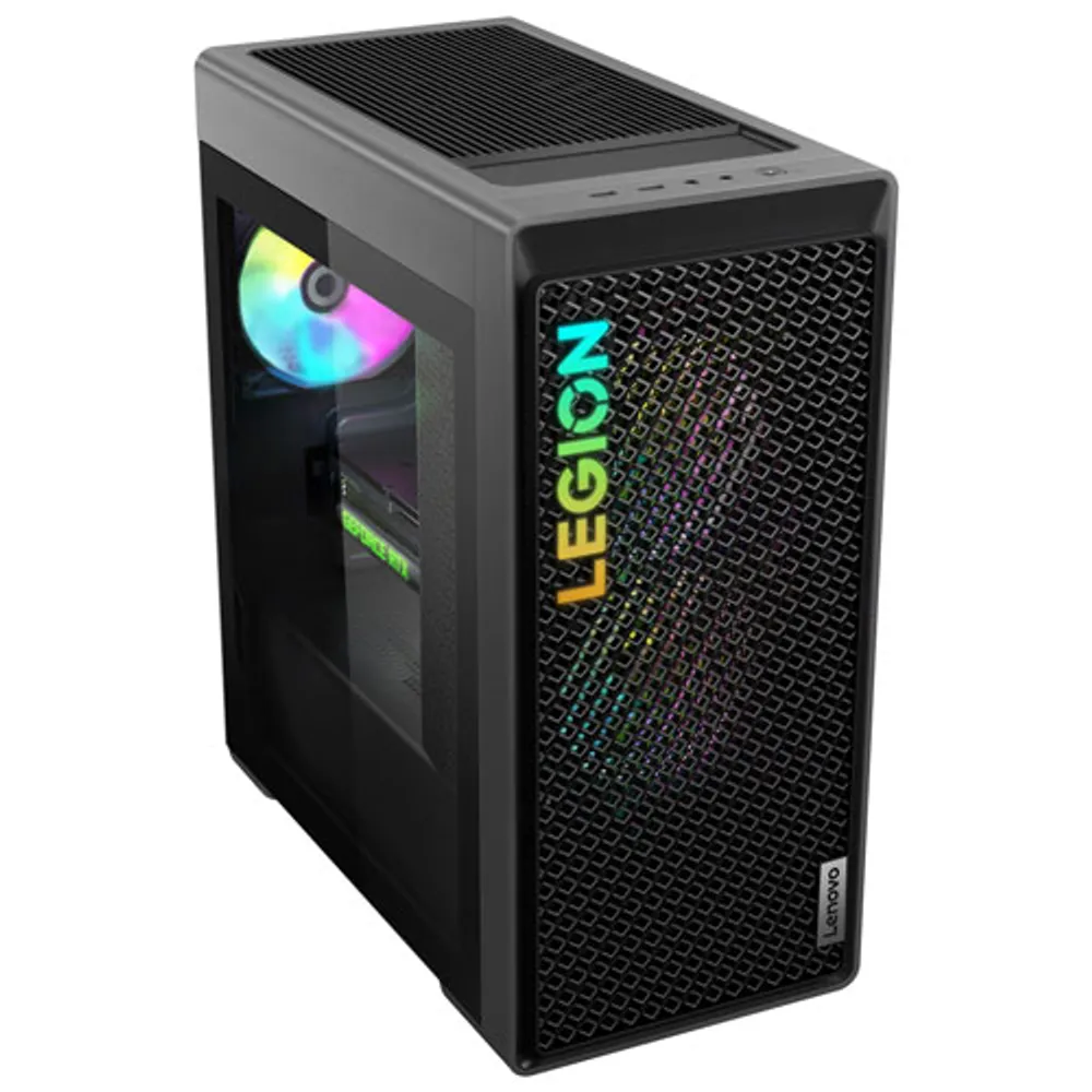 Lenovo Legion Tower 5 Gaming PC - Storm Grey (AMD Ryzen 5 7600/512GB SSD/16GB RAM/RTX 3060 LHR/Win 11)
