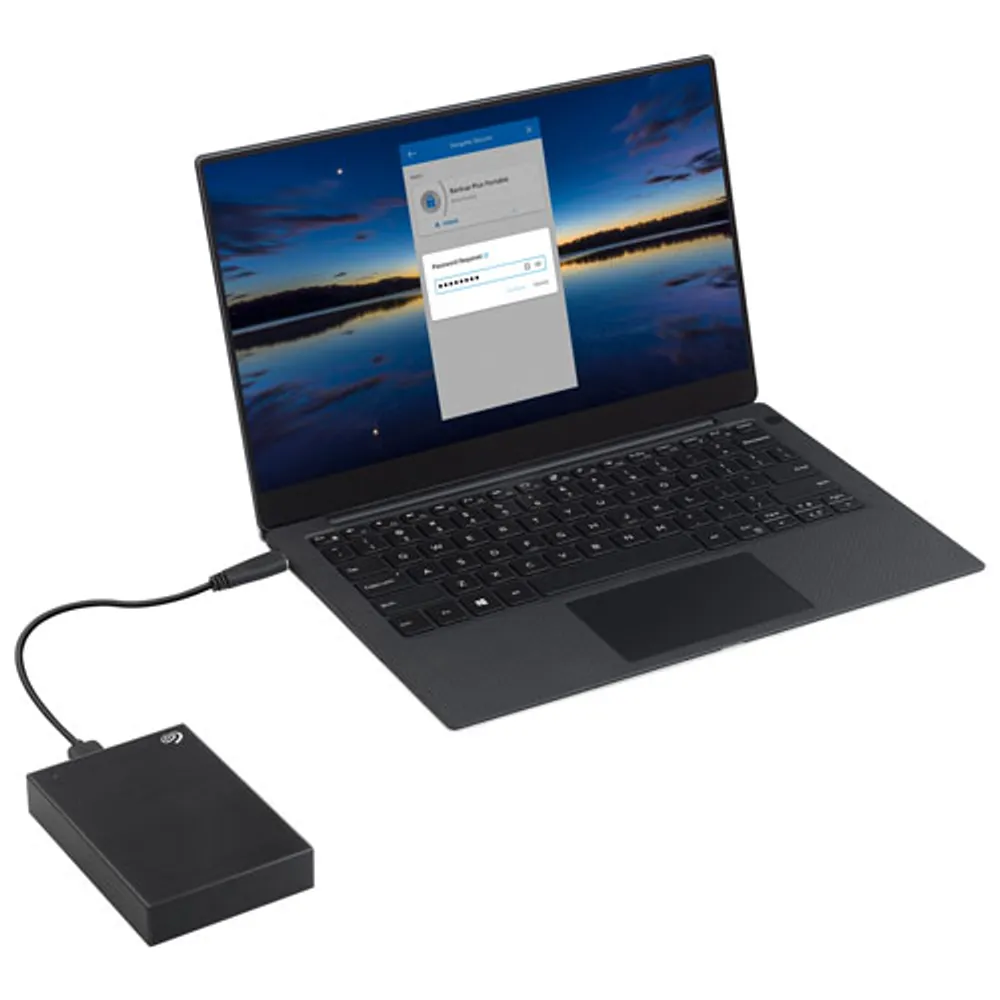 Seagate One Touch 4TB USB 3.0 Portable External Hard Drive (STKZ4000400) - Black