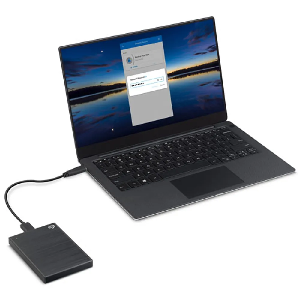 Disque dur externe portatif USB 3.0 One Touch de 2 To de Seagate (STKY2000400) - Noir