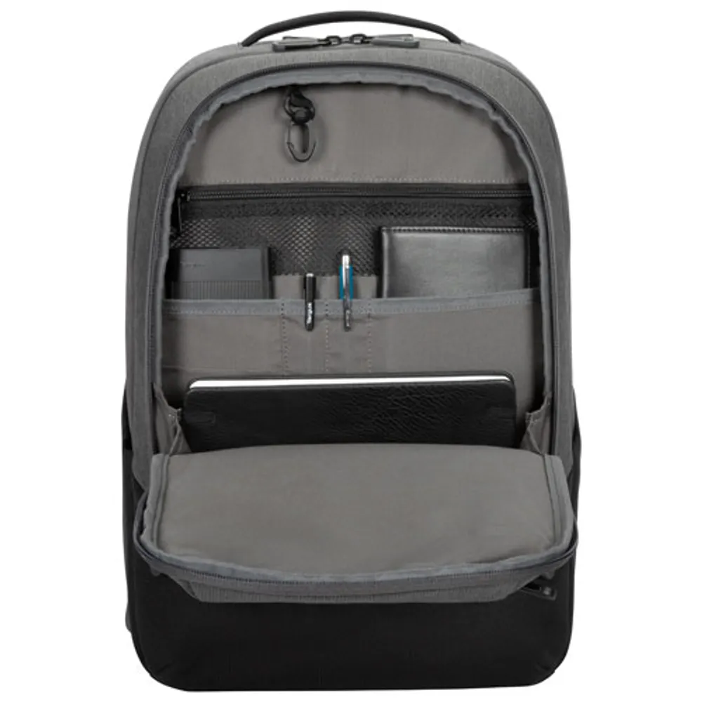 Sac à dos Cypress EcoSmart de Targus pour portable de 16 po avec localisateur Find My Locator - Gris