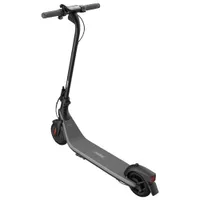 Trottinette électrique pour adolescents Ninebot KickScooter E2 de Segway (moteur 450 W/portée 25 km/vitesse maximale 20 km/h) - Gris foncé