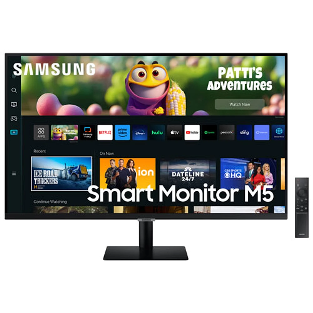 Moniteur intelligent DEL VA HD intégrale GTG 4 ms 60 Hz 32 po de Samsung (LS32CM500ENXGO) - Noir