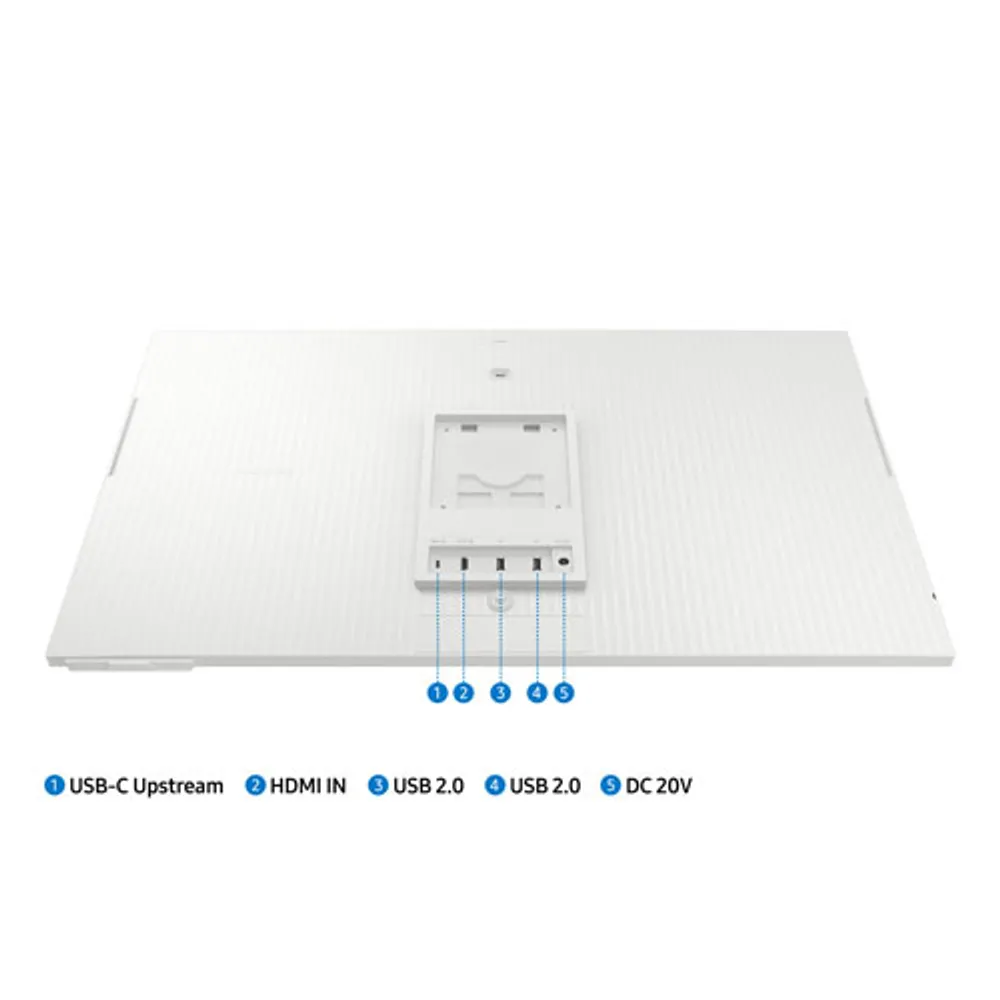 Samsung 32" 4K Ultra HD 60Hz 4ms GTG VA LED Smart Monitor (LS32CM801UNXZA) - White