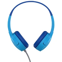 Belkin SoundForm Mini On-Ear Wired Kids Headphones - Blue
