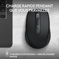 Souris sans fil compacte Darkfield MX Anywhere 3S de Logitech avec boutons programmables