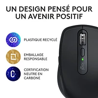 Souris sans fil compacte Darkfield MX Anywhere 3S de Logitech avec boutons programmables