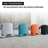 Sony SRS-XB100 Waterproof Bluetooth Wireless Speaker - Light Grey