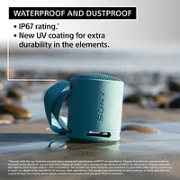 Sony SRS-XB100 Waterproof Bluetooth Wireless Speaker - Light Grey