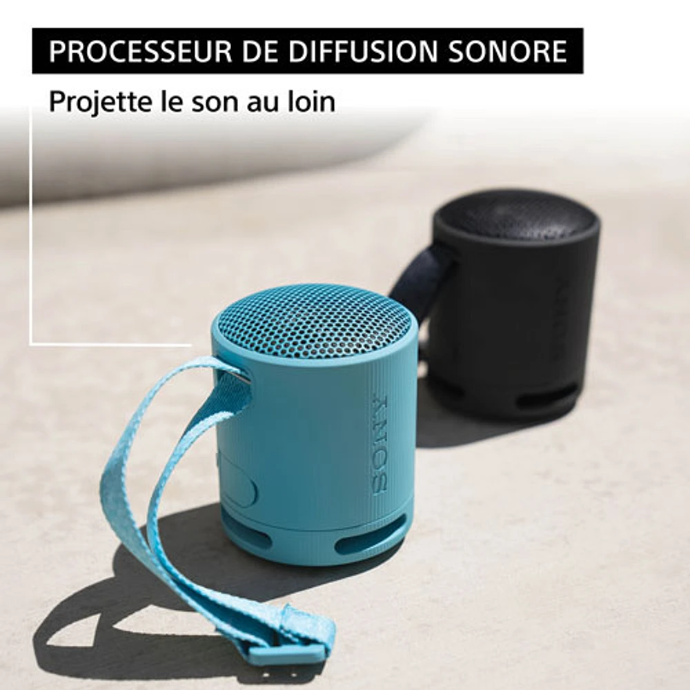 Sony SRS-XB100 Waterproof Bluetooth Wireless Speaker - Light Grey