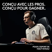 Casque de jeu sans fil G PRO X 2 LIGHTSPEED de Logitech - Blanc