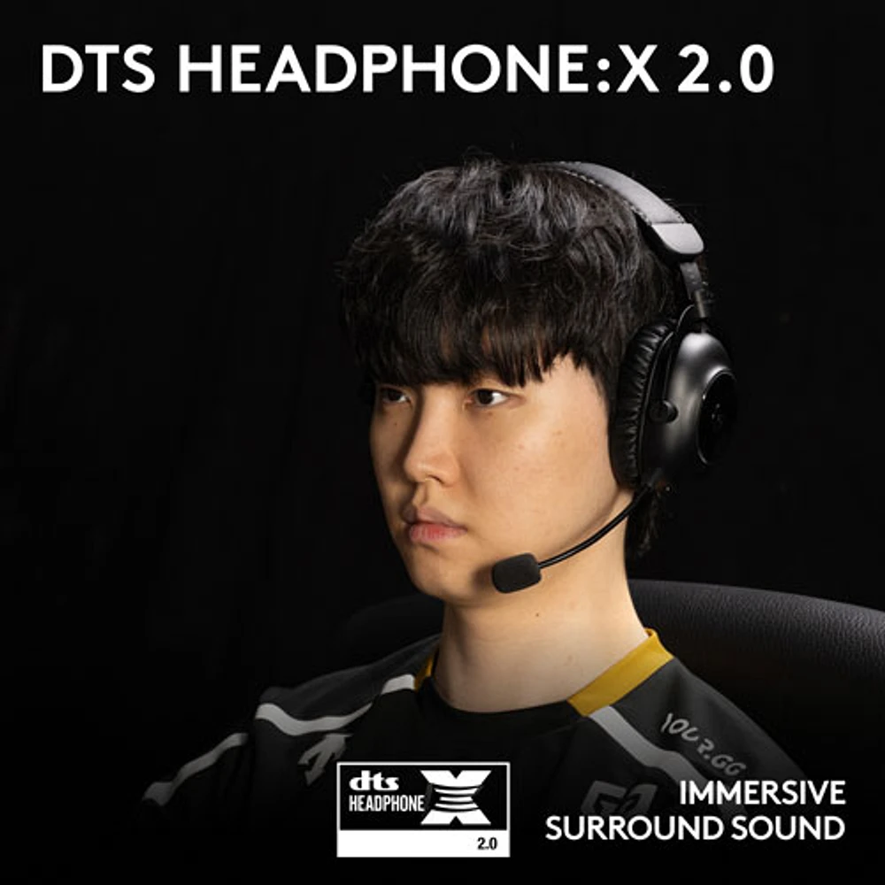 Casque de jeu sans fil G PRO X 2 LIGHTSPEED de Logitech - Blanc