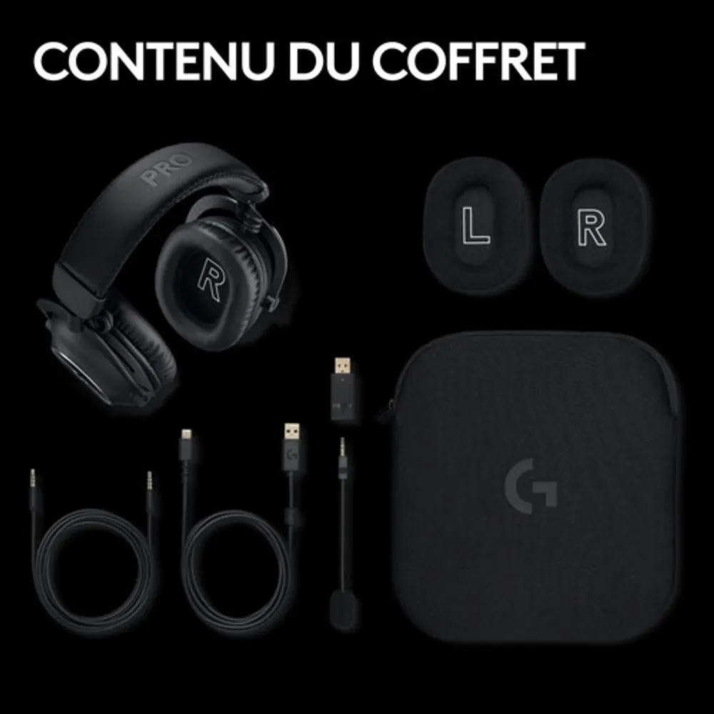 Logitech G PRO X 2 LIGHTSPEED Wireless Gaming Headset - Black