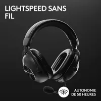 Casque de jeu sans fil G PRO X 2 LIGHTSPEED de Logitech - Noir