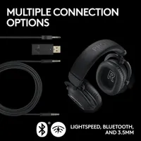 Casque de jeu sans fil G PRO X 2 LIGHTSPEED de Logitech - Noir