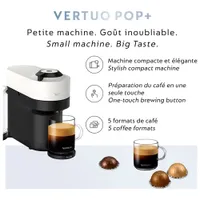 Nespresso Vertuo Pop+ Coffee & Espresso Machine by Breville