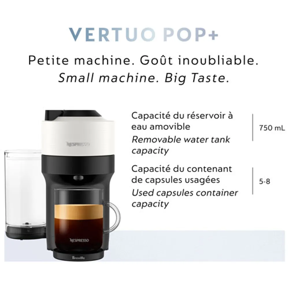 Machine à café/espresso Vertuo Pop+ de Nespresso par Breville