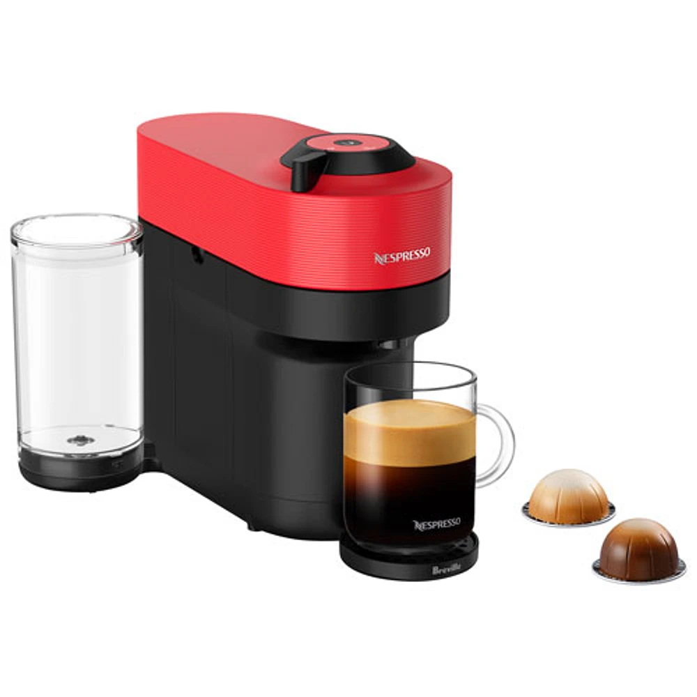 Nespresso Vertuo Pop+ Coffee Pod Machine by Breville - Spicy Red