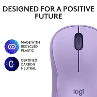 Logitech M240 Silent 1000 DPI Bluetooth Optical Mouse - Lavender - Only at Best Buy