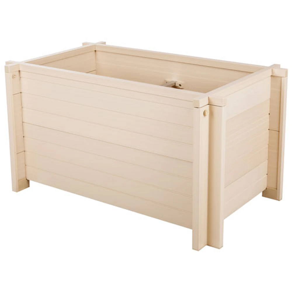 New Age Garden 30" Rectangular Planter Box - Maple