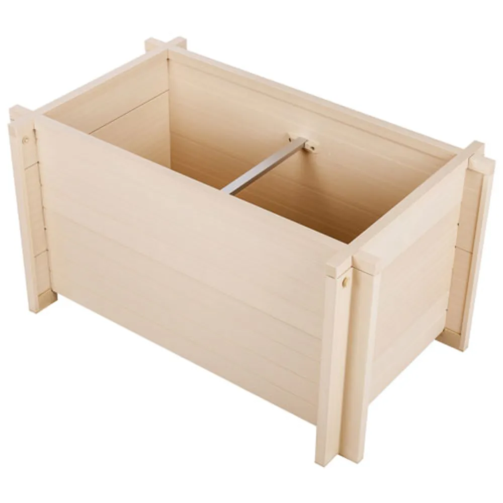 New Age Garden 30" Rectangular Planter Box - Maple