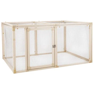 New Age Pet Fontana Chicken Pen - Maple