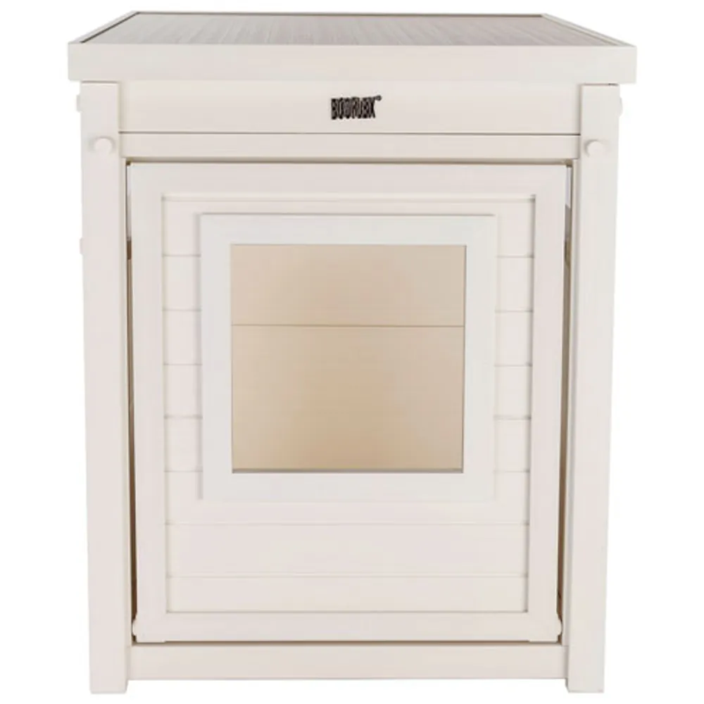 Meuble à litière de New Age Pet - Blanc antique
