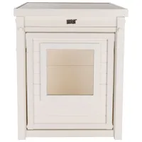 Meuble à litière de New Age Pet - Blanc antique