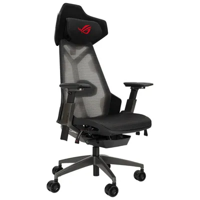 ASUS ROG Destrier Ergonomic High-Back Mesh Gaming Chair - Black - Exclusive Retail Partner