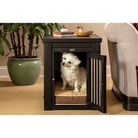 New Age Pet InnPlace Pet Crate & End Table - Small - Espresso