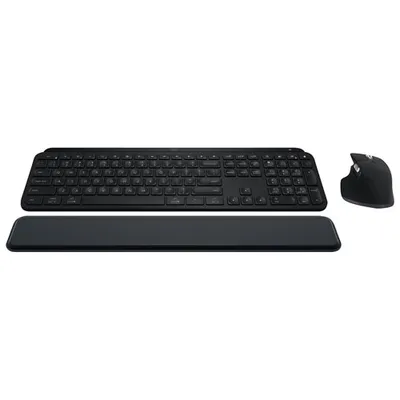 Combo Bluetooth MX Keys S - Clavier MX Keys S, souris MX Master 3S, repose-paume MX