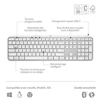 Clavier sans fil rétroéclairé à touches programmables MX Keys S de Logitech