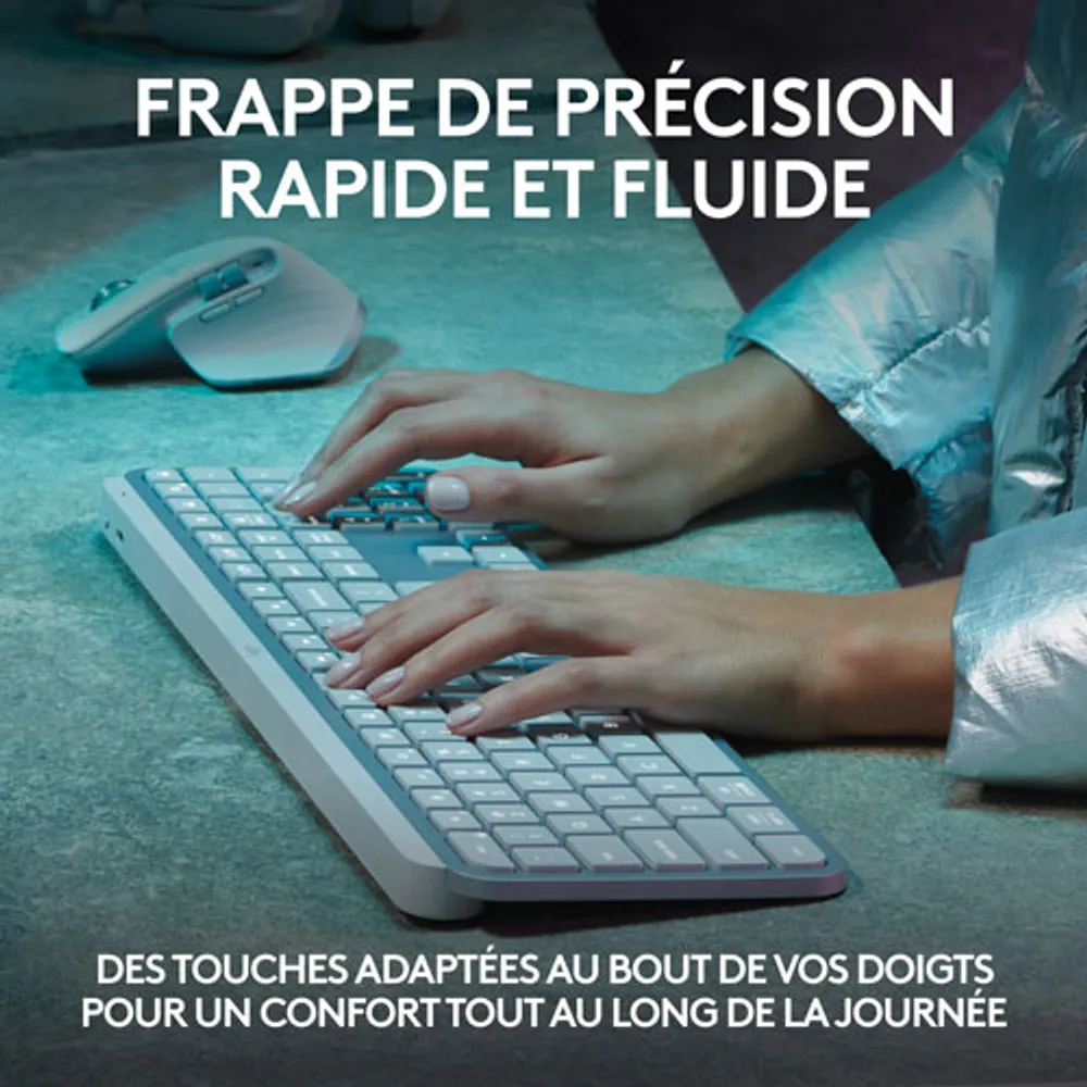 Clavier sans fil rétroéclairé à touches programmables MX Keys S de Logitech